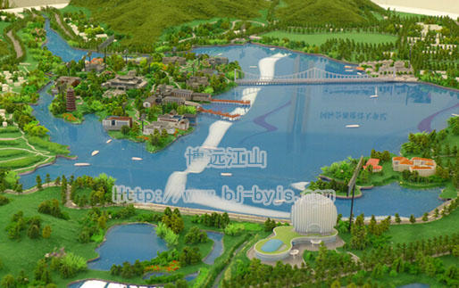 APEC会议中心—-雁西湖规划沙盘